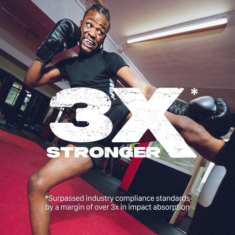 SafeJawz Elements Dual Layer Mouthguard Premium Protection Adults and Junior Gum Shield with Case for Boxing, MMA, Rugby, Martial Arts, Judo and All Contact Sports (Ice, Adult (12+)) - Image 2
